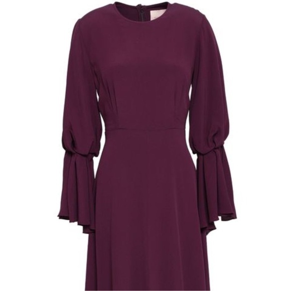 Roksanda Pleated crepe midi dress - Picture 2 of 8